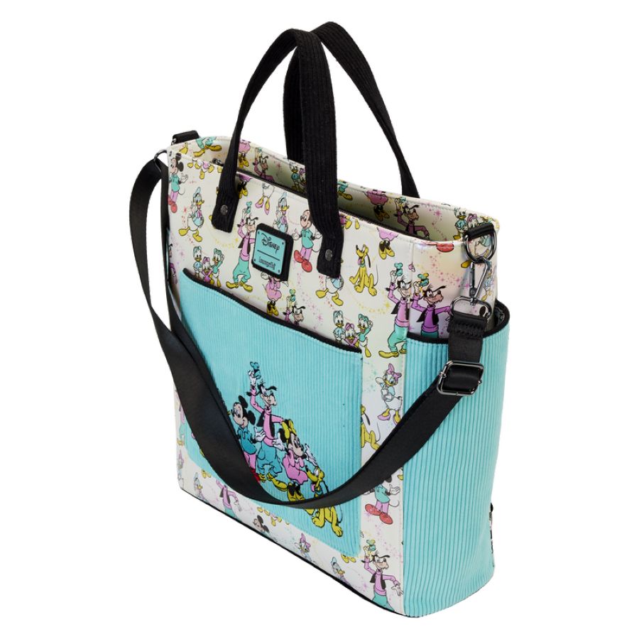 Disney: D100 - Classic All-Over Print Iridescent Convertible Tote Bag - Loungefly - Bags, Wallets & Purses - Image - Pop Weasel