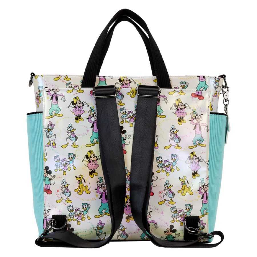 Disney: D100 - Classic All-Over Print Iridescent Convertible Tote Bag - Loungefly - Bags, Wallets & Purses - Image - Pop Weasel