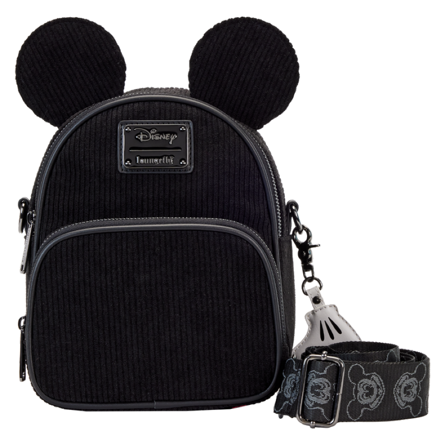 Pop Weasel Image of Disney: D100 - Classic Corduroy Convertible Mini Backpack/Crossbody Bag - Loungefly - Bags, Wallets & Purses - Image - Pop Weasel