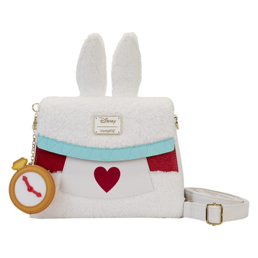 Pop Weasel Image of Alice in Wonderland (1951) - White Rabbit Cosplay Crossbody Bag - Loungefly - Bags, Wallets & Purses - Image - Pop Weasel