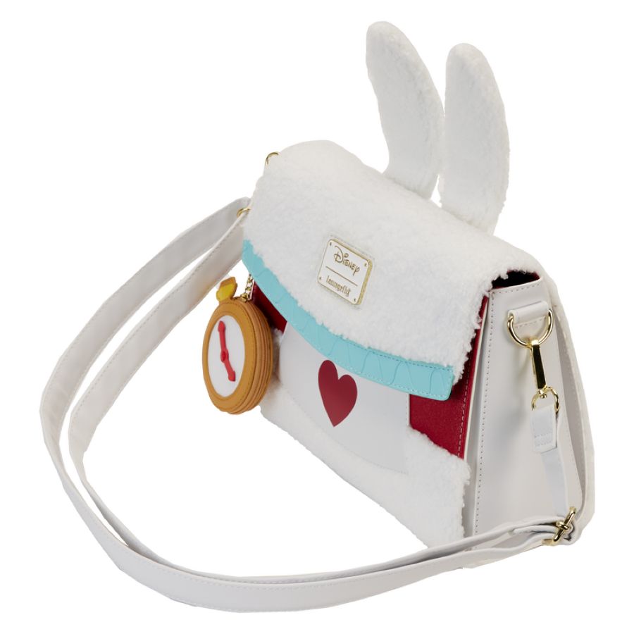 Pop Weasel - Image 3 of Alice in Wonderland (1951) - White Rabbit Cosplay Crossbody Bag - Loungefly - Bags, Wallets & Purses - Image - Pop Weasel