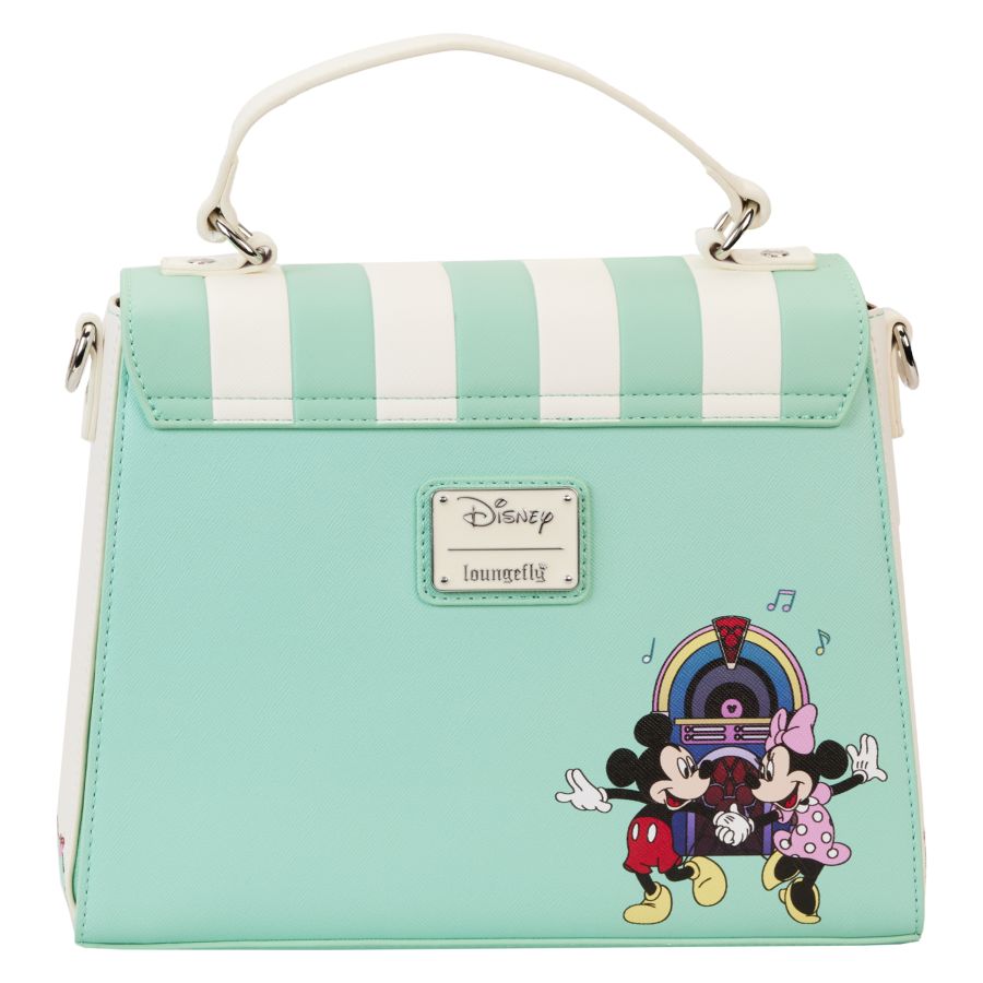 Disney - Mickey & Minnie Date Diner Crossbody - Loungefly - Bags, Wallets & Purses - Image - Pop Weasel