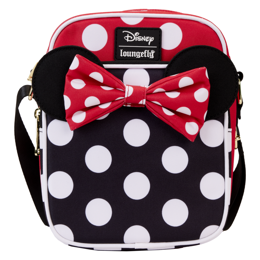 Pop Weasel Image of Disney - Minnie Rocks The Dots NylonPassport Crossbody - Loungefly - Bags, Wallets & Purses - Image - Pop Weasel