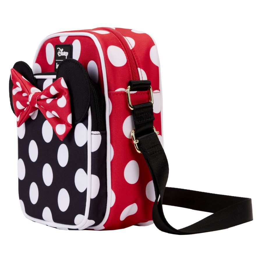 Pop Weasel - Image 2 of Disney - Minnie Rocks The Dots NylonPassport Crossbody - Loungefly - Bags, Wallets & Purses - Image - Pop Weasel