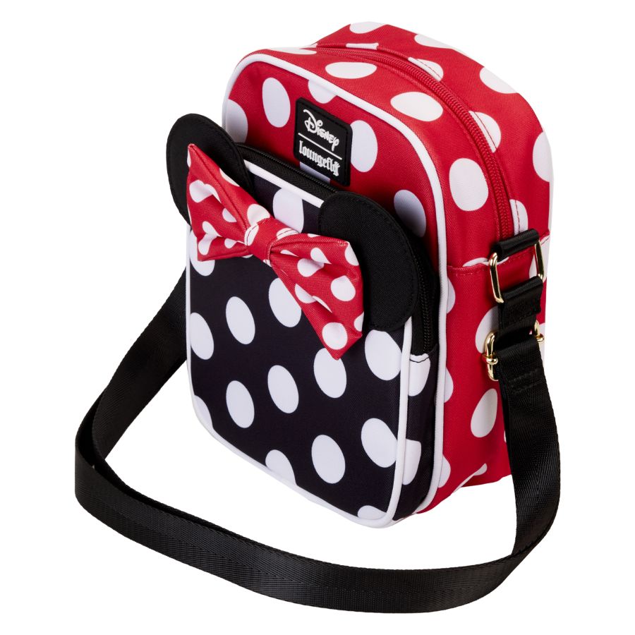 Pop Weasel - Image 3 of Disney - Minnie Rocks The Dots NylonPassport Crossbody - Loungefly - Bags, Wallets & Purses - Image - Pop Weasel