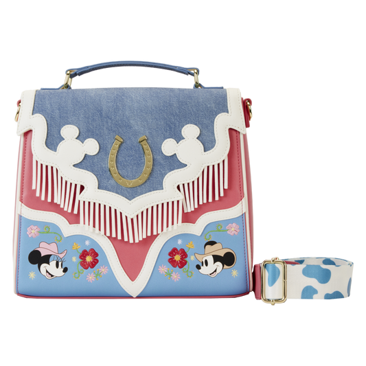 Pop Weasel Image of Disney - Western Mickey & Minnie Crossbody - Loungefly