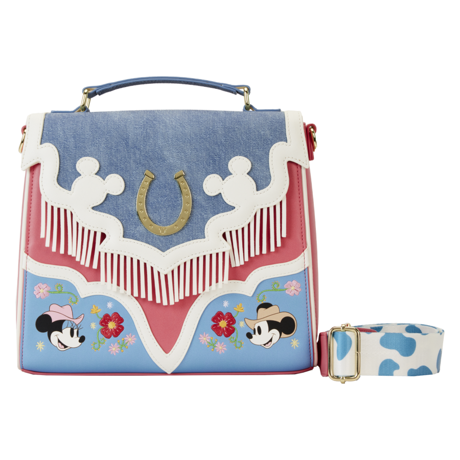 Pop Weasel Image of Disney - Western Mickey & Minnie Crossbody - Loungefly - Bags, Wallets & Purses - Image - Pop Weasel