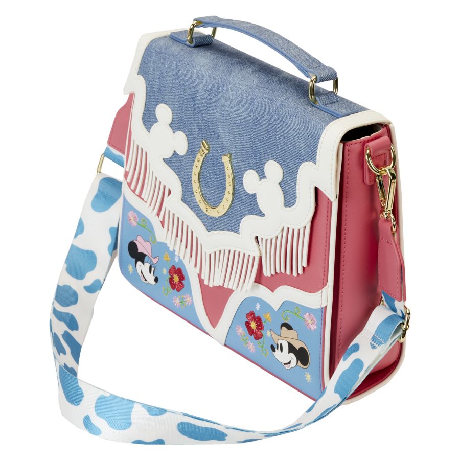 Pop Weasel - Image 3 of Disney - Western Mickey & Minnie Crossbody - Loungefly - Bags, Wallets & Purses - Image - Pop Weasel