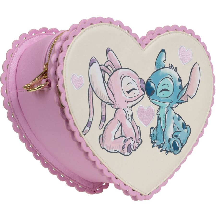 Lilo & Stitch - Stitch & Angel Heart US Exclusive Crossbody [RS] - Loungefly - Bags, Wallets & Purses - Image - Pop Weasel