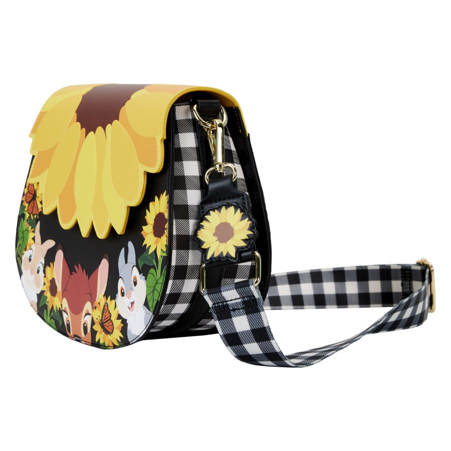 Pop Weasel - Image 2 of Bambi (1942) - Sunflower Strap Crossbody - Loungefly - Bags, Wallets & Purses - Image - Pop Weasel