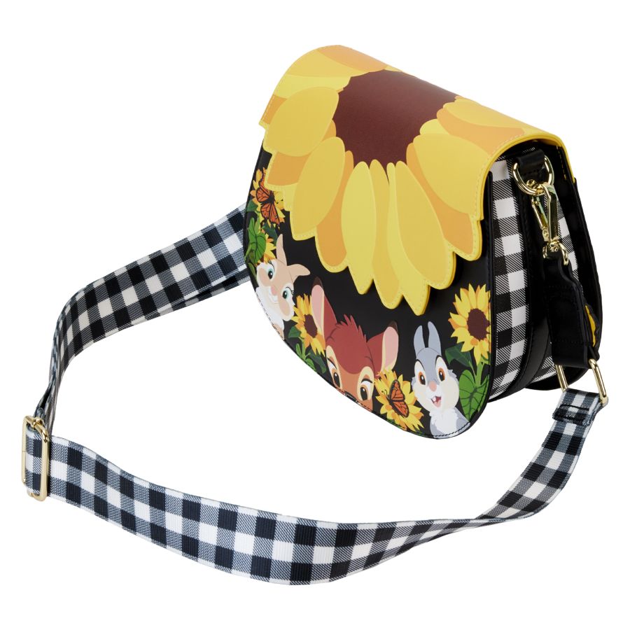 Pop Weasel - Image 3 of Bambi (1942) - Sunflower Strap Crossbody - Loungefly - Bags, Wallets & Purses - Image - Pop Weasel