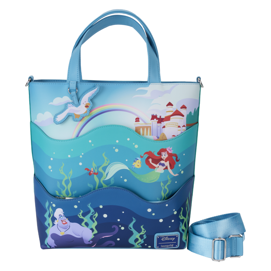 Pop Weasel Image of The Little Mermaid (1989) 35th Anniversary - Life Is The Bubbles Tote - Loungefly - Bags, Wallets & Purses - Image - Pop Weasel