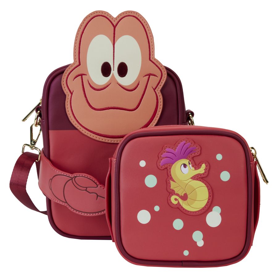 Pop Weasel - Image 3 of The Little Mermaid (1989) 35th Anniversary - Sebastian Crossbuddies - Loungefly - Bags, Wallets & Purses - Image - Pop Weasel