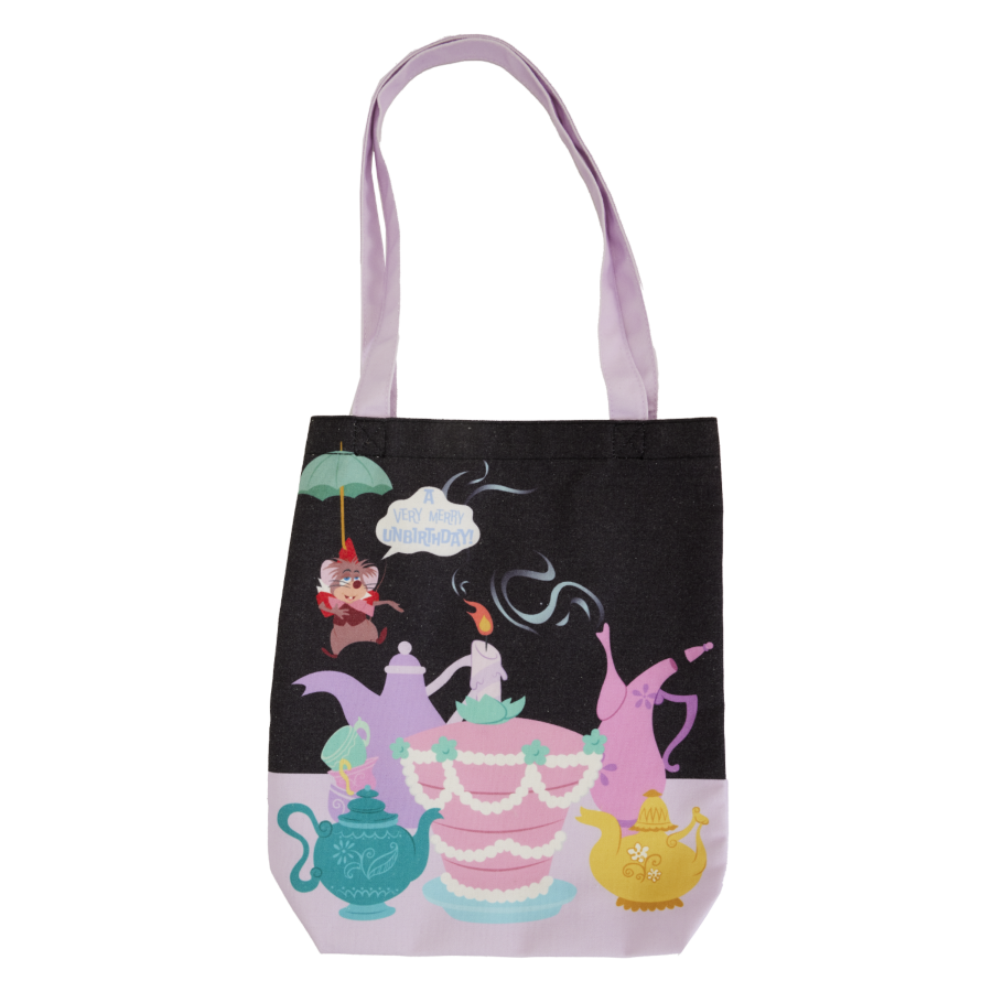 Pop Weasel Image of Alice in Wonderland (1951) - Unbirthday Canvas Tote Bag - Loungefly - Bags, Wallets & Purses - Image - Pop Weasel