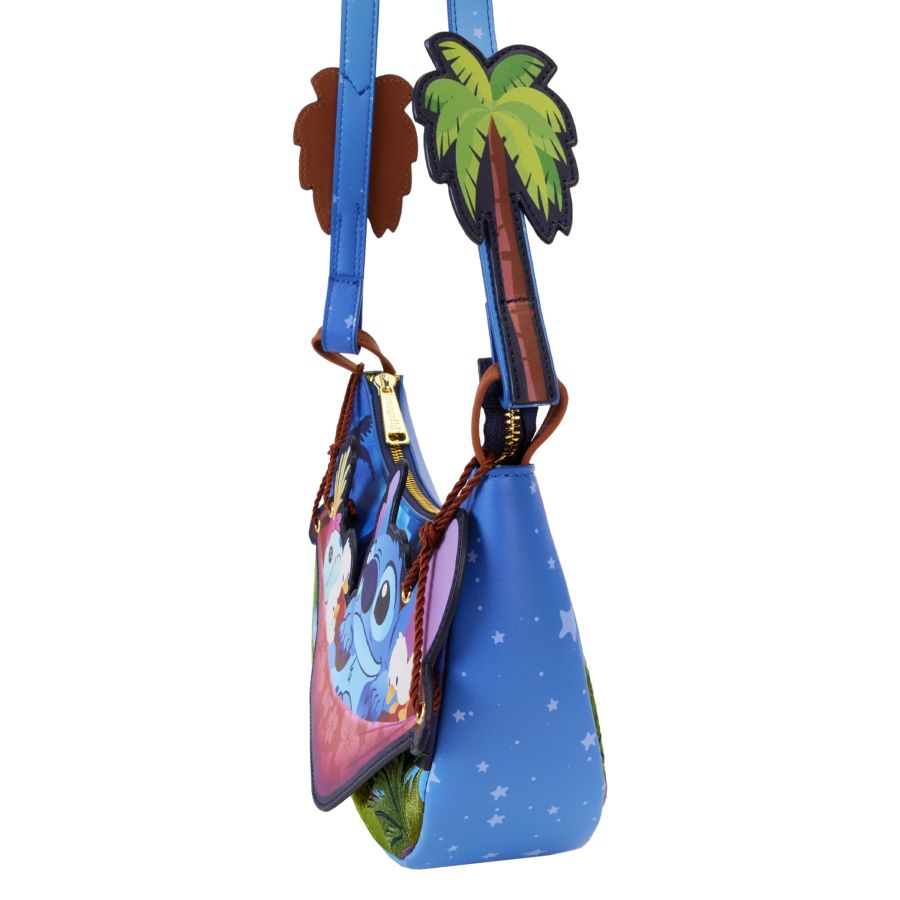 Image Pop Weasel - Image 2 of Lilo & Stitch - Camping Cuties Hammock Crossbody - Loungefly - Bags, Wallets & Purses - Image - Pop Weasel