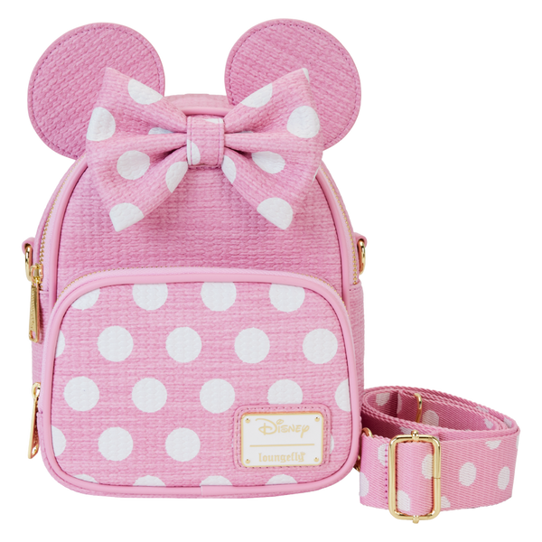 Disney - Minnie Straw Mini Convertible Bag - Loungefly