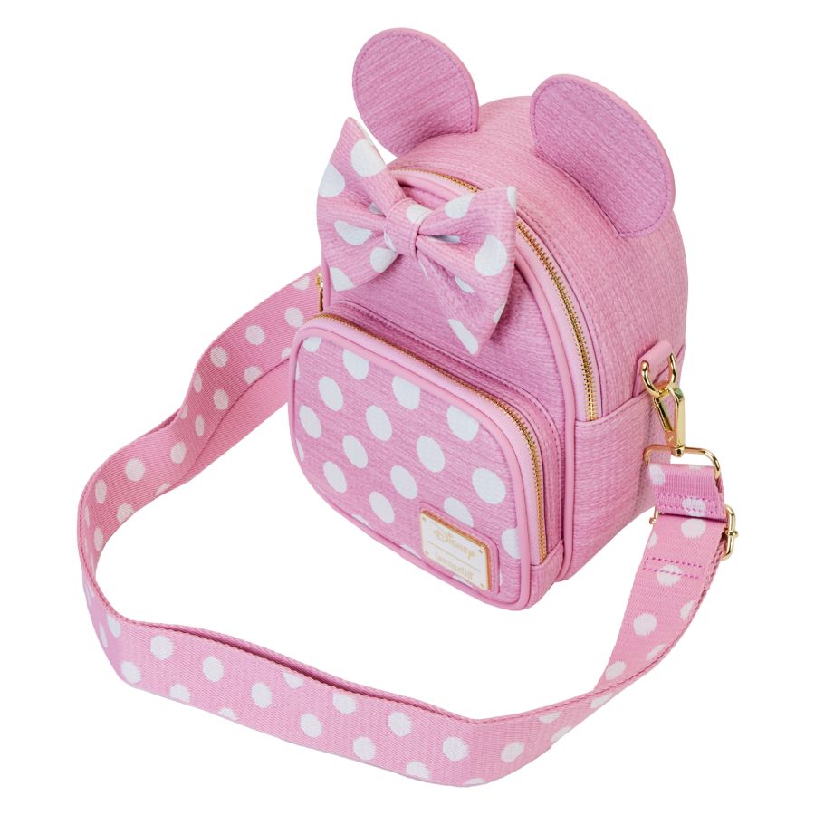 Image Pop Weasel - Image 3 of Disney - Minnie Straw Mini Convertible Bag - Loungefly - Bags, Wallets & Purses - Image - Pop Weasel