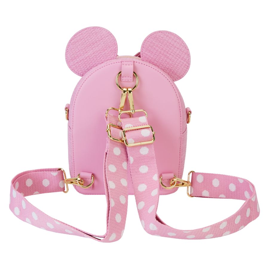 Image Pop Weasel - Image 4 of Disney - Minnie Straw Mini Convertible Bag - Loungefly - Bags, Wallets & Purses - Image - Pop Weasel