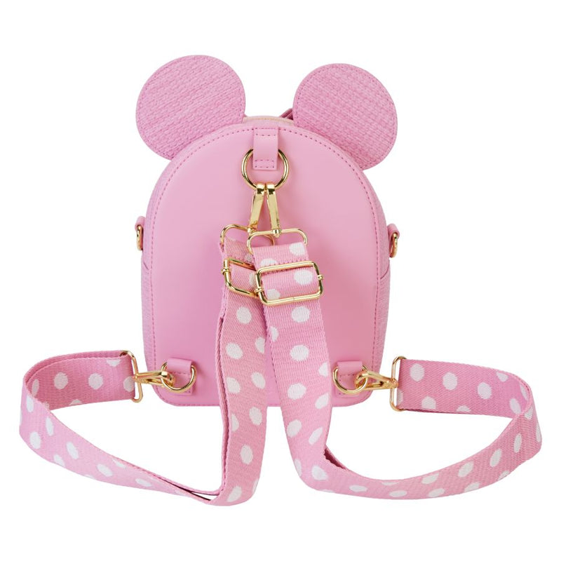 Image Pop Weasel - Image 4 of Disney - Minnie Straw Mini Convertible Bag - Loungefly