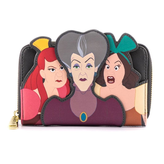 Pop Weasel Image of Cinderella (1950) - Step Mother & Sisters Zip Purse - Loungefly