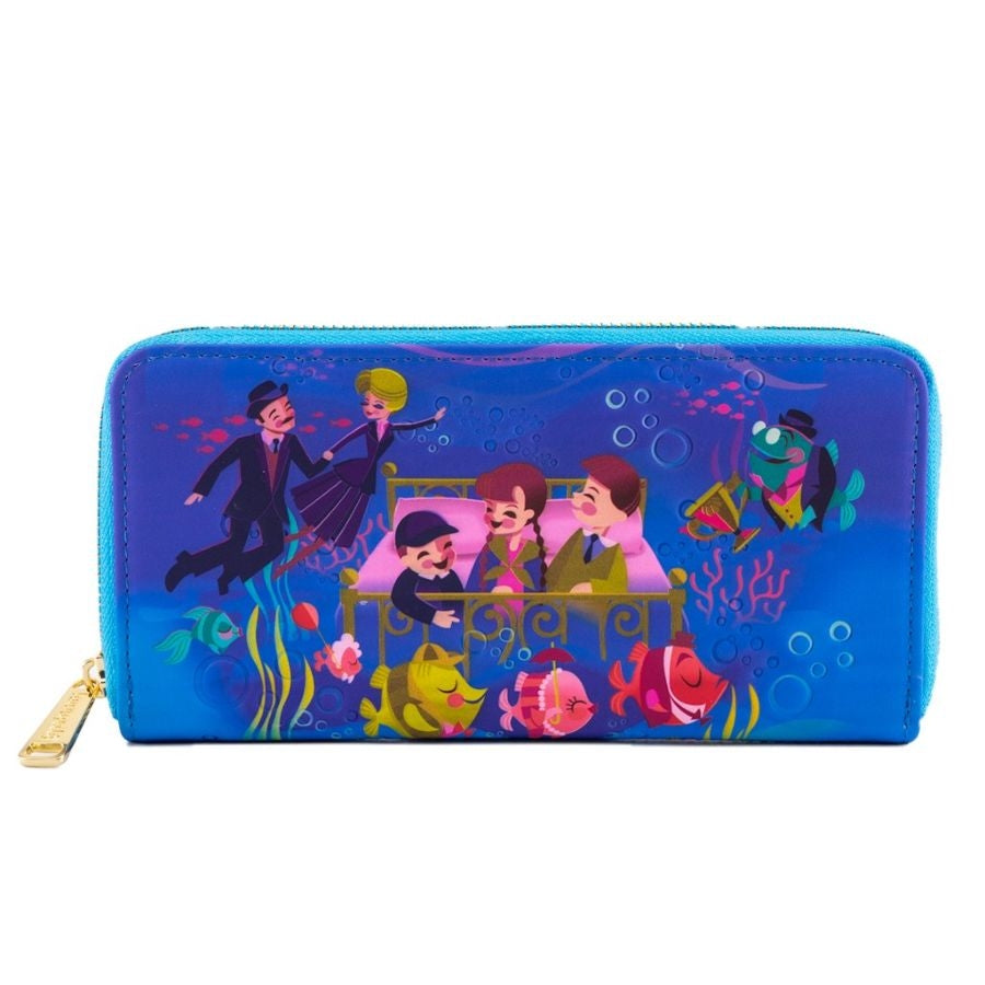 Pop Weasel Image of Bedknobs & Broomsticks - Underwater Zip Purse - Loungefly - Bags, Wallets & Purses - Image - Pop Weasel