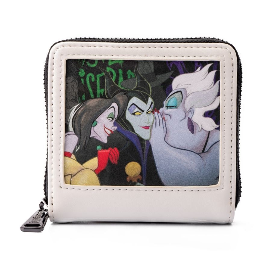 Pop Weasel Image of Disney Villains - Villains Club Polaroid Zip Purse - Loungefly - Bags, Wallets & Purses - Image - Pop Weasel