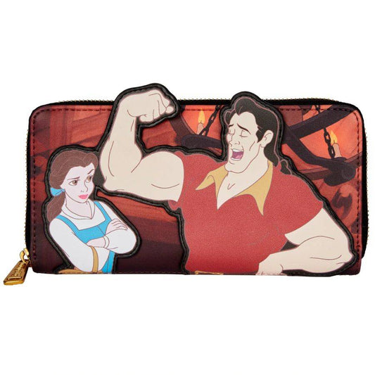 Pop Weasel Image of Beauty and the Beast (1991) - Gaston Zip Purse - Loungefly