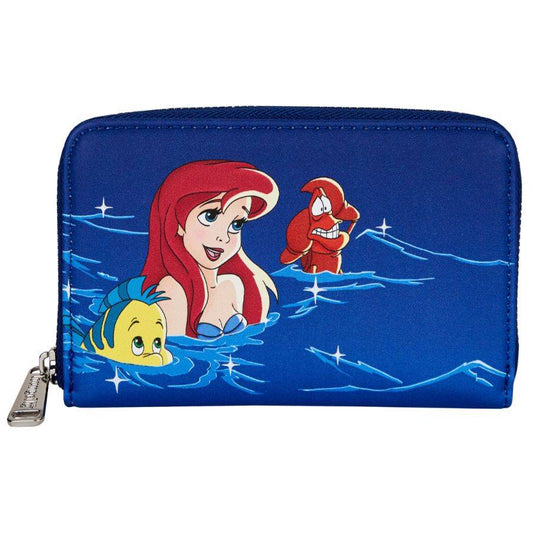 Pop Weasel Image of The Little Mermaid (1989) - Ariel Fireworks Zip Purse - Loungefly