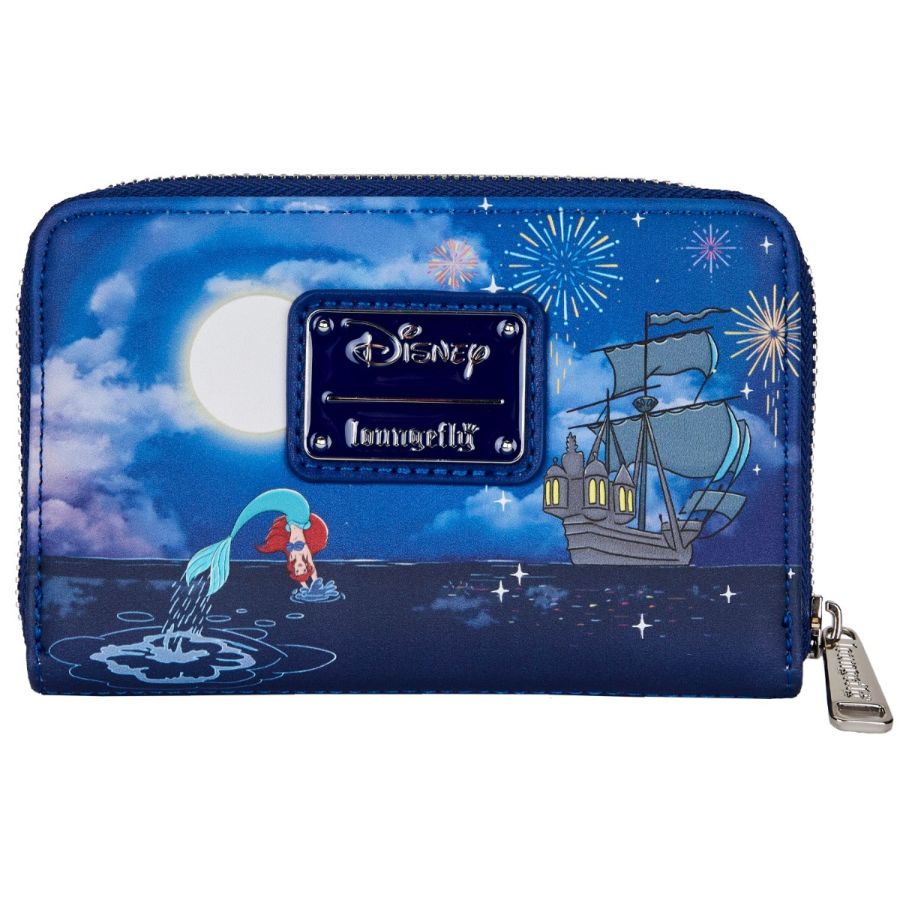 Pop Weasel - Image 4 of The Little Mermaid (1989) - Ariel Fireworks Zip Purse - Loungefly