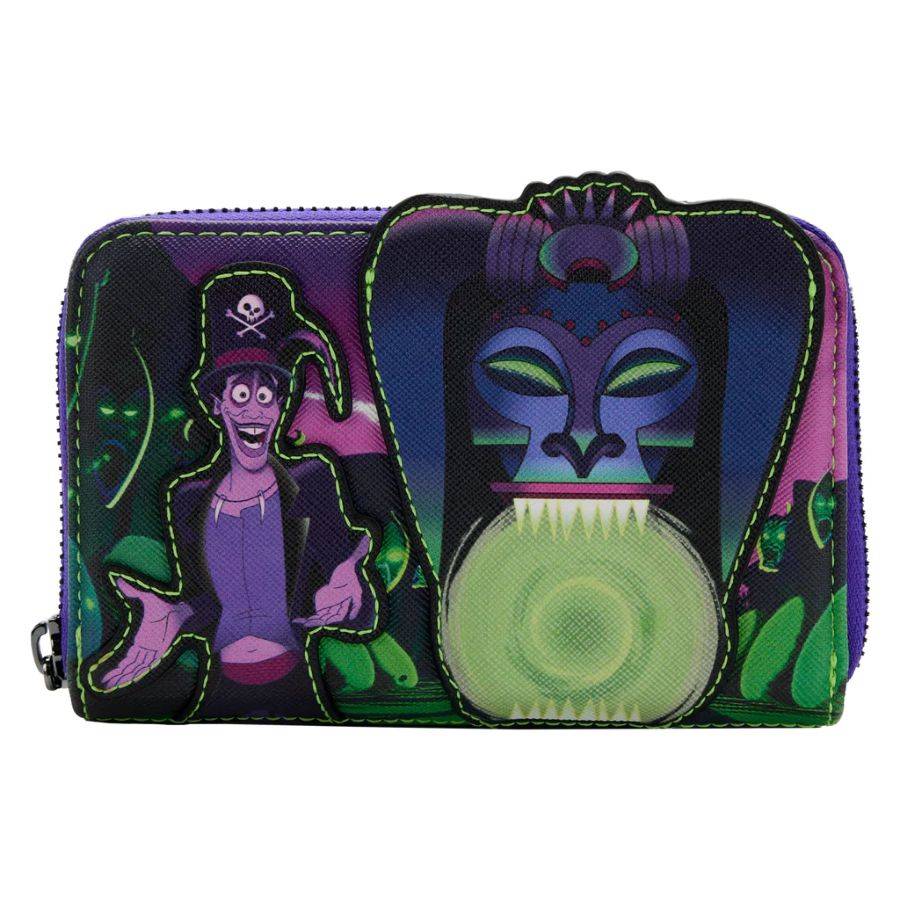 Pop Weasel Image of Princess and the Frog - Facilier Glow Zip Purse - Loungefly - Bags, Wallets & Purses - Image - Pop Weasel