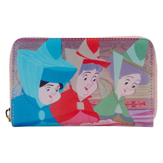 Pop Weasel Image of Sleeping Beauty - Princess Scene Zip Purse - Loungefly