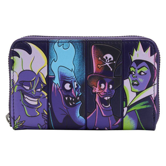 Pop Weasel Image of Disney Villains - In the Dark Zip Purse - Loungefly