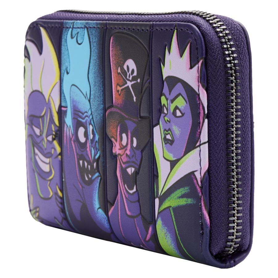 Pop Weasel - Image 3 of Disney Villains - In the Dark Zip Purse - Loungefly - Bags, Wallets & Purses - Image - Pop Weasel