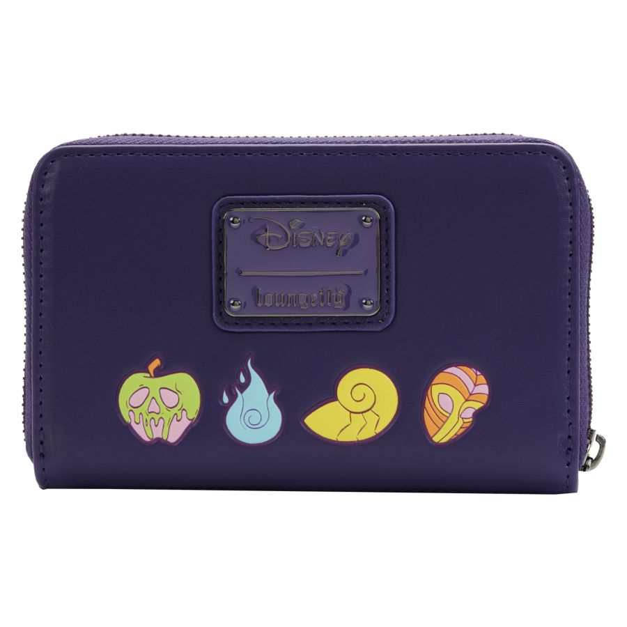 Pop Weasel - Image 4 of Disney Villains - In the Dark Zip Purse - Loungefly