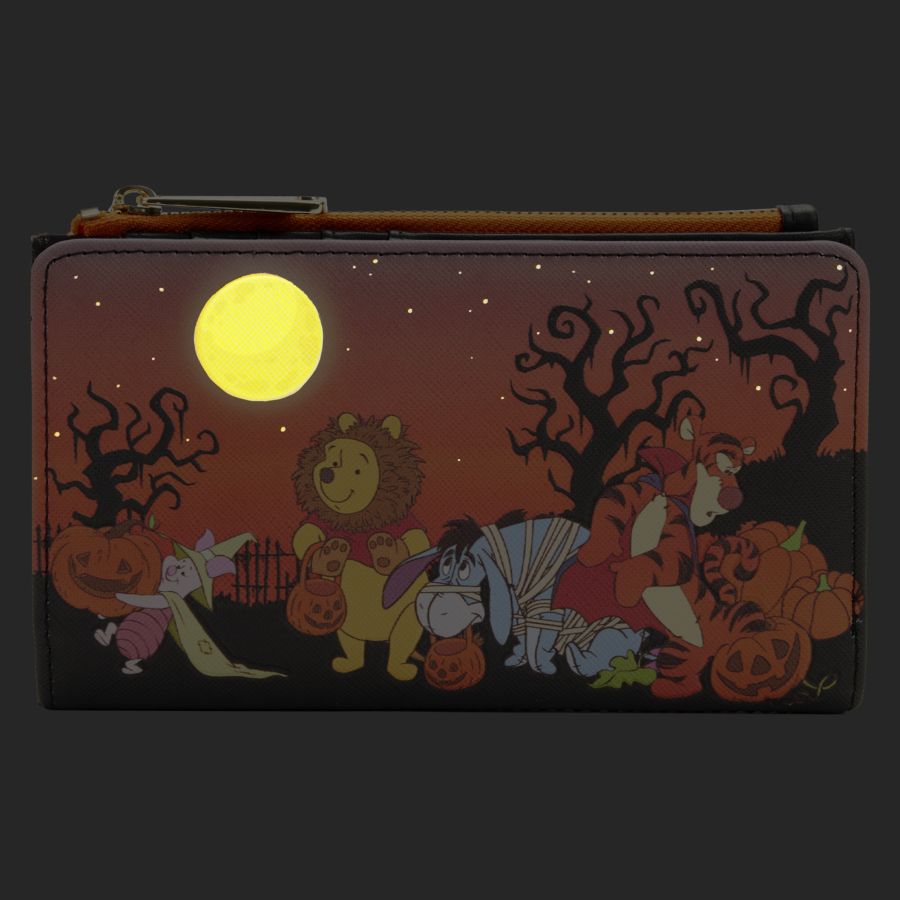 Pop Weasel - Image 3 of Winnie the Pooh - Halloween Group Glow Flap Purse - Loungefly - Bags, Wallets & Purses - Image - Pop Weasel