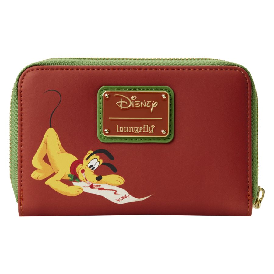 Pop Weasel - Image 3 of Disney - Mickey & Minnie Fireplace Zip Around Purse - Loungefly