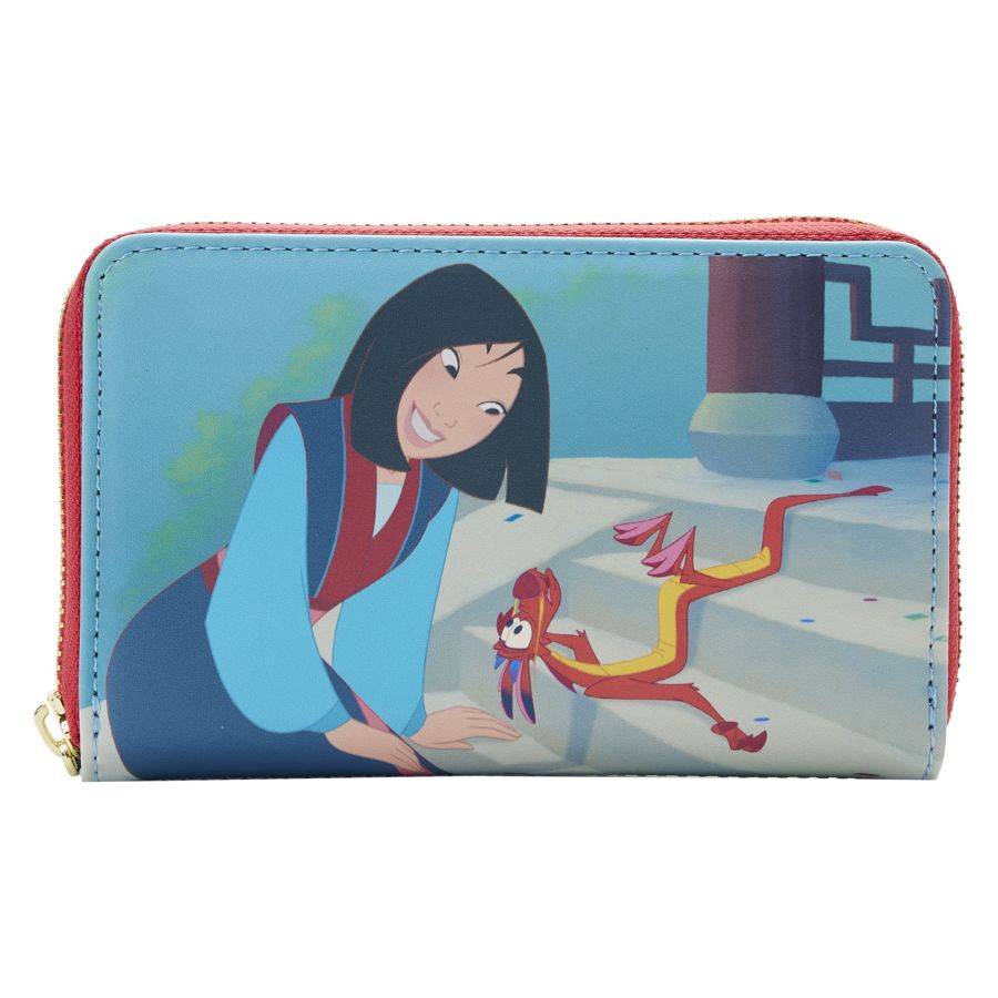 Pop Weasel Image of Mulan (1998) - Princess Scene Zip Around Purse - Loungefly - Bags, Wallets & Purses - Image - Pop Weasel