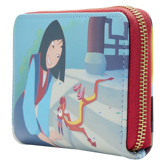 Pop Weasel - Image 2 of Mulan (1998) - Princess Scene Zip Around Purse - Loungefly