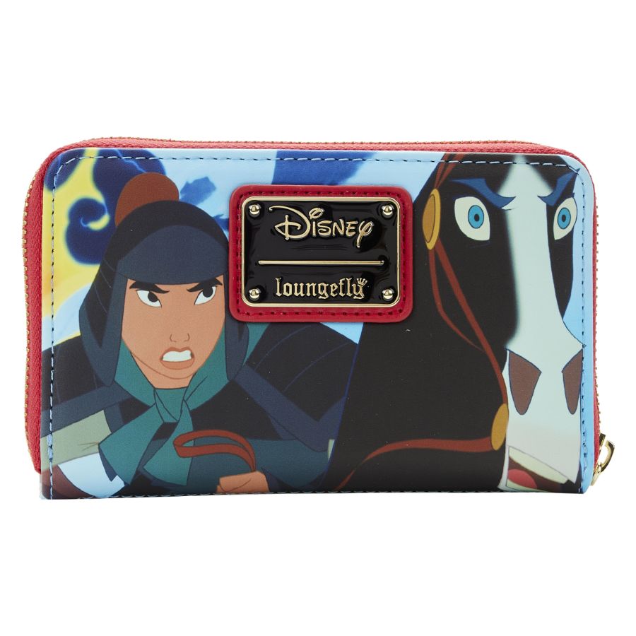 Pop Weasel - Image 3 of Mulan (1998) - Princess Scene Zip Around Purse - Loungefly - Bags, Wallets & Purses - Image - Pop Weasel