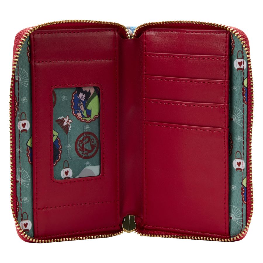 Pop Weasel - Image 4 of Mulan (1998) - Princess Scene Zip Around Purse - Loungefly - Bags, Wallets & Purses - Image - Pop Weasel