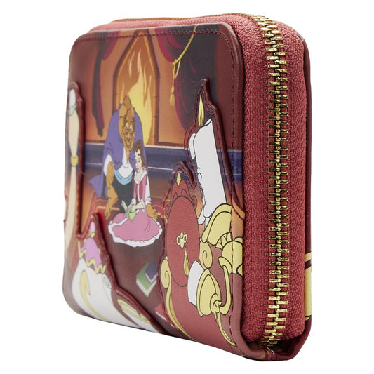 Pop Weasel - Image 2 of Beauty and the Beast (1991) - Fireplace Scene Zip Around Purse - Loungefly