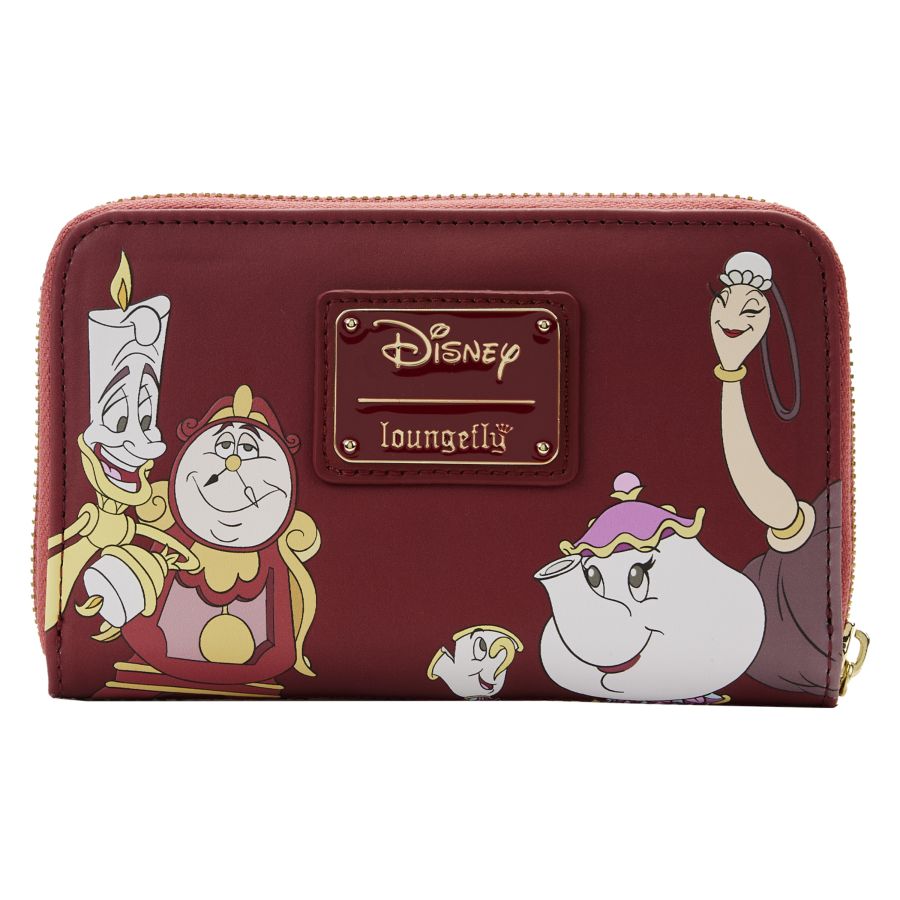 Pop Weasel - Image 3 of Beauty and the Beast (1991) - Fireplace Scene Zip Around Purse - Loungefly - Bags, Wallets & Purses - Image - Pop Weasel