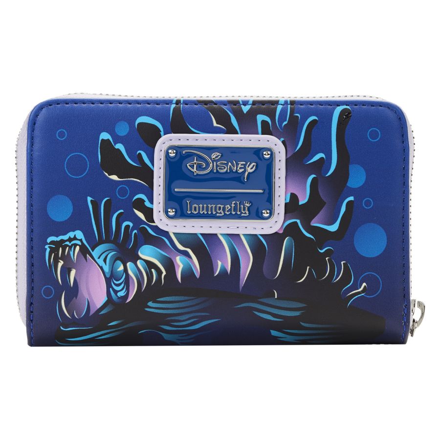 Pop Weasel - Image 4 of The Little Mermaid (1989) - Ursula Lair Glow Zip Around Purse - Loungefly - Bags, Wallets & Purses - Image - Pop Weasel