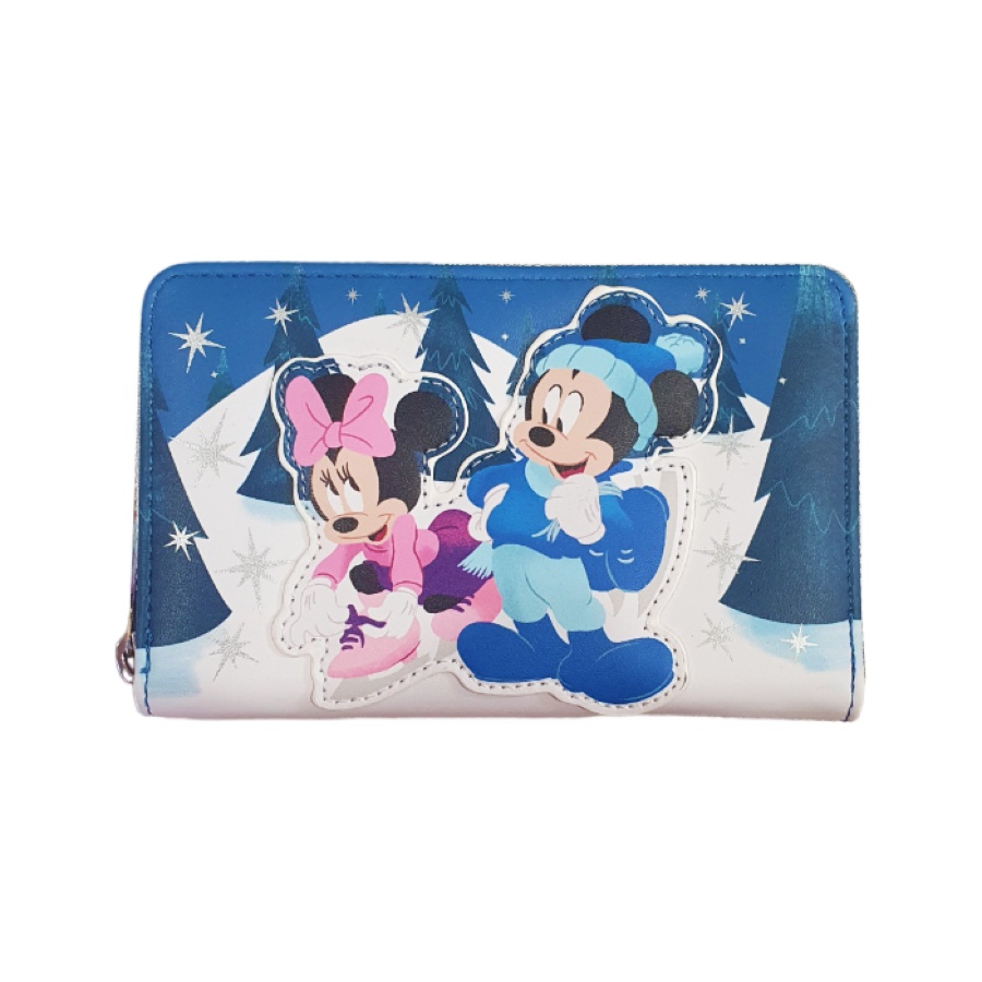 Disney - Mickey & Minnie Winter Scene Purse RS - Loungefly - Bags, Wallets & Purses - Image - Pop Weasel