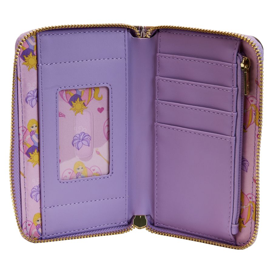 Pop Weasel - Image 4 of Tangled - Princess Scenes Zip Around Purse - Loungefly - Bags, Wallets & Purses - Image - Pop Weasel