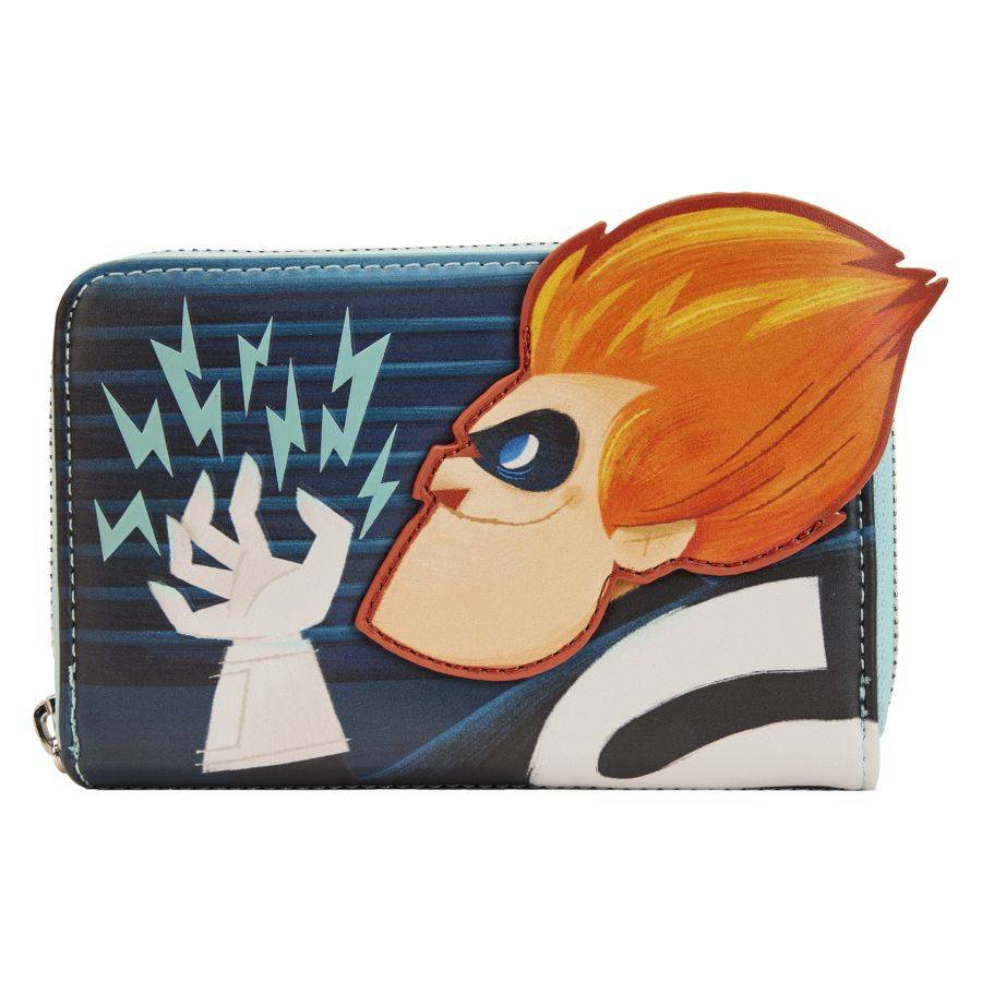 Pop Weasel Image of The Incredibles - Syndrome Glow Zip Around Wallet - Loungefly - Bags, Wallets & Purses - Image - Pop Weasel