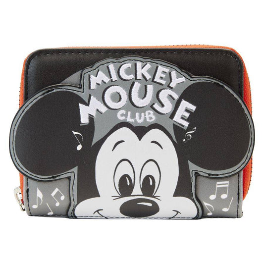 Pop Weasel Image of Disney 100th - Mickey Mouse Club Zip Around Purse - Loungefly