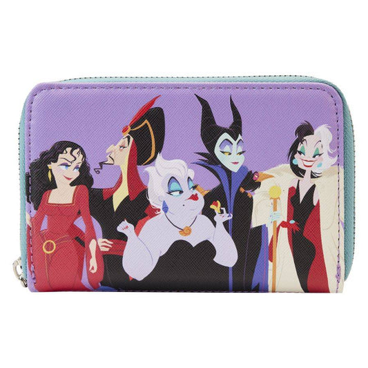 Pop Weasel Image of Disney Villains - Color Block Zip Around Purse - Loungefly