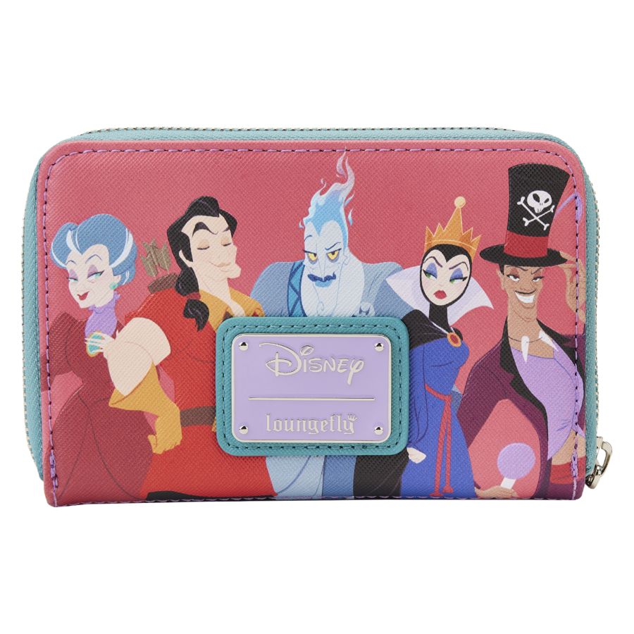 Pop Weasel - Image 3 of Disney Villains - Color Block Zip Around Purse - Loungefly - Bags, Wallets & Purses - Image - Pop Weasel