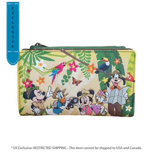 Pop Weasel Image of Disney - Mickey & Friends Jungle US Exclusive Wallet [RS] - Loungefly